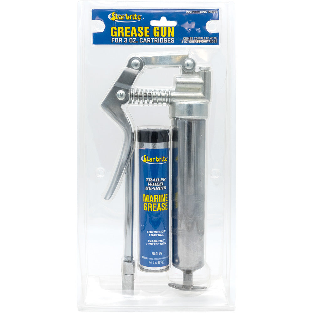 Star brite Pistol Grease Gun w/Marine-Grade Cartridge - 3 oz [28703] Star brite