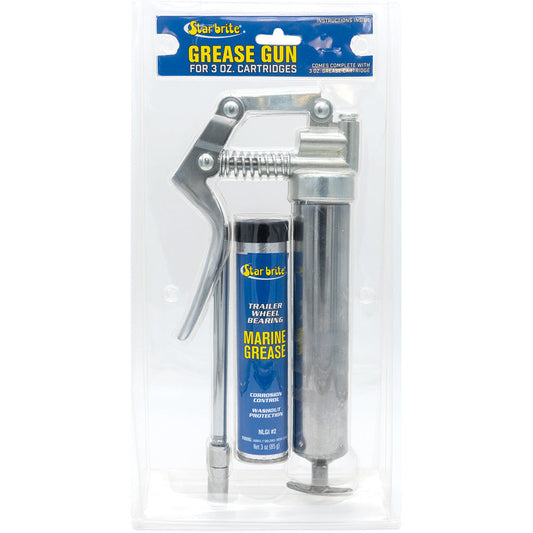 Star brite Pistol Grease Gun w/Marine-Grade Cartridge - 3 oz [28703] Star brite