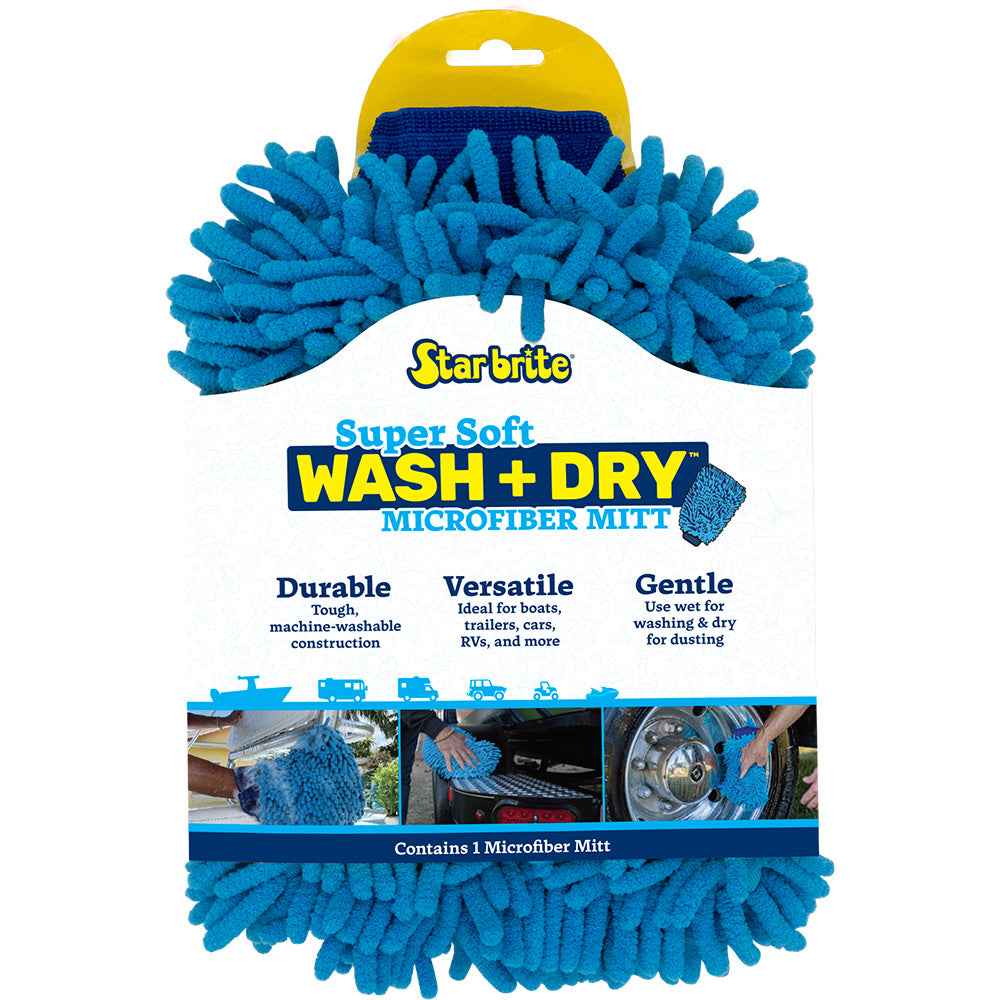 Star brite Machine Washable Microfiber Reggae Mitt [40105] Star brite
