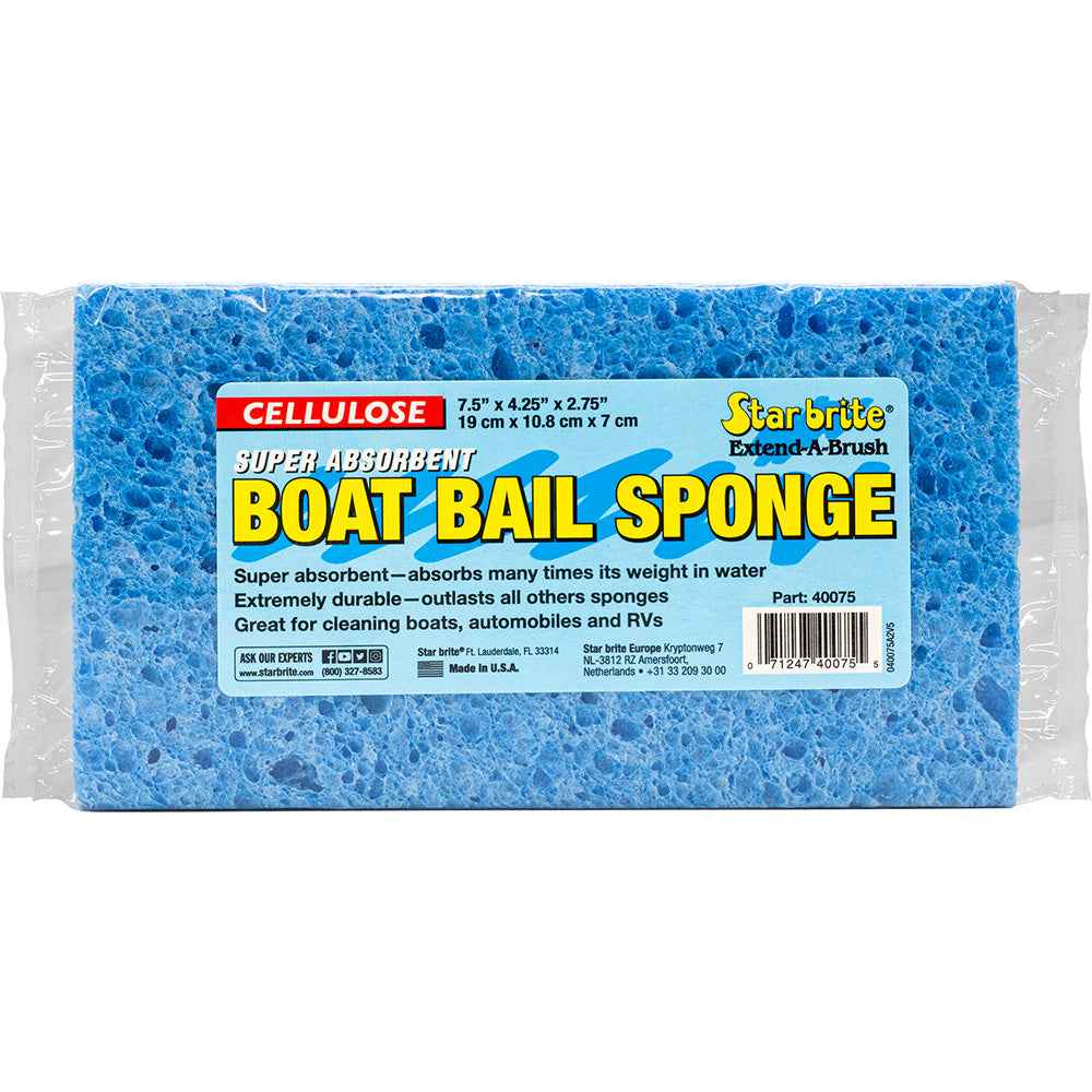 Star brite Super Absorbent Cellulose Bail Sponge XL - 7.5" x 4.25" x 2.75" [40075] Star brite