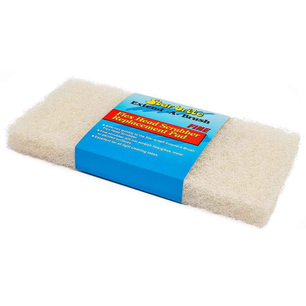 Star brite Large Scrub White Pad - Fine Texture [40125] Star brite