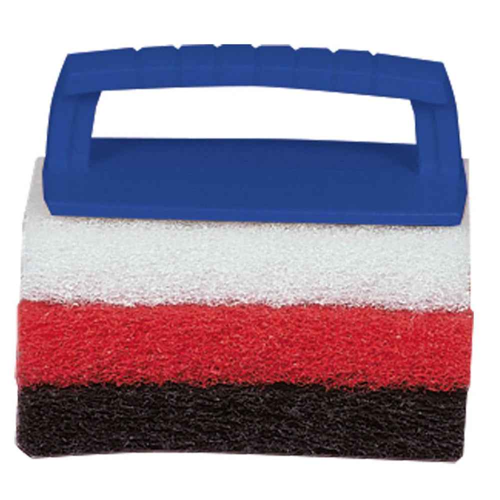 Star brite Multi-Texture Scrub Pad Kit w/Interchangeable Handle - 3 Pads [40023] Star brite
