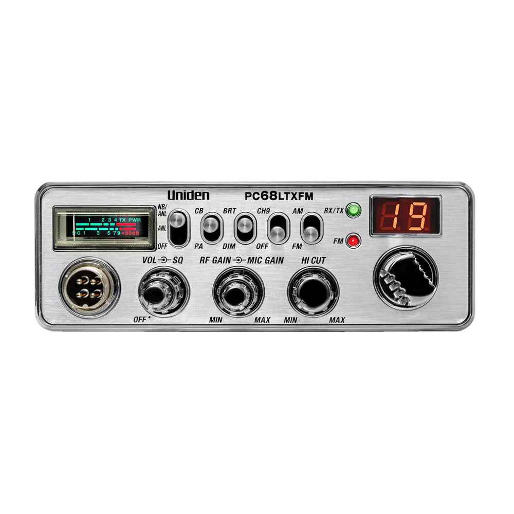 Uniden Dual-Mode AM/FM CB Radio [PC68LTXFM] Uniden