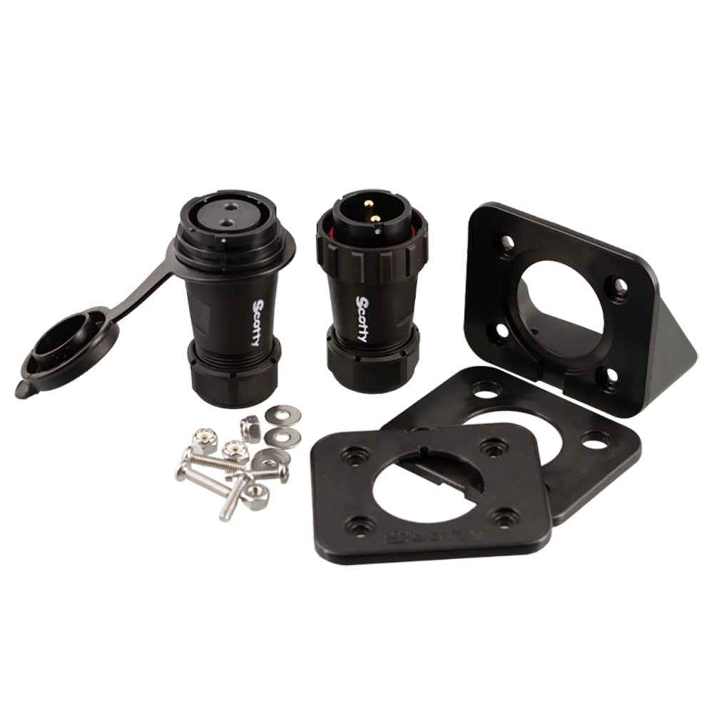 Scotty 2121 Marine Grade Plug  Socket - 12V [2121] Scotty