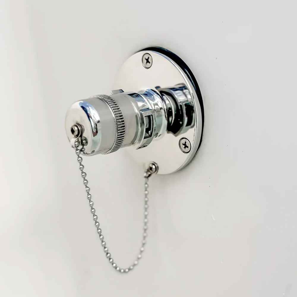 Flushmaster Quick Connect Water Fitting 1/2" Barb [SM-QCWFSS12] Flushmaster