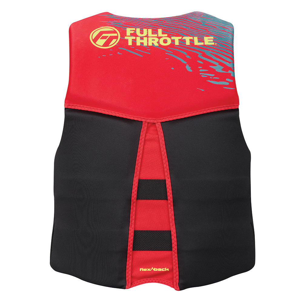 Full Throttle Men's Rapid-Dry Flex-Back Life Jacket - XL - Red/Black [142500-100-050-26] Full Throttle