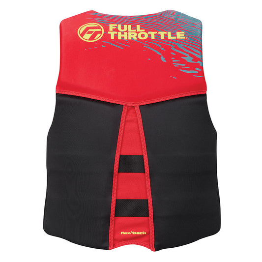 Full Throttle Men's Rapid-Dry Flex-Back Life Jacket - XL - Red/Black [142500-100-050-26] Full Throttle