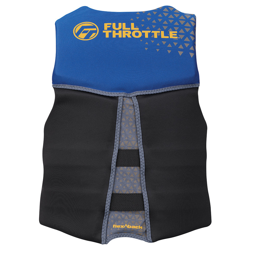 Full Throttle Men's Rapid-Dry Flex-Back Life Jacket - XL - Blue/Black [142500-500-050-26] Full Throttle