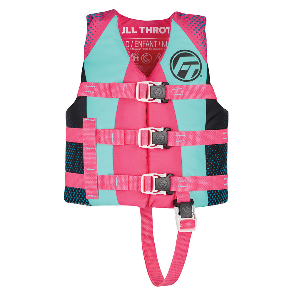 Full Throttle Nylon Life Jacket - Child - Pink [112200-105-001-26] Full Throttle