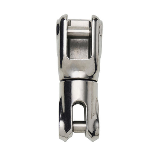Wichard Large Anchor Swivel 1/2" - 9/16" [2977W], a polished stainless steel swivel with a robust design for marine use.
