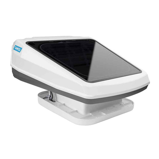 Camco Powered Roof Vent w/Skylight - White [40460]