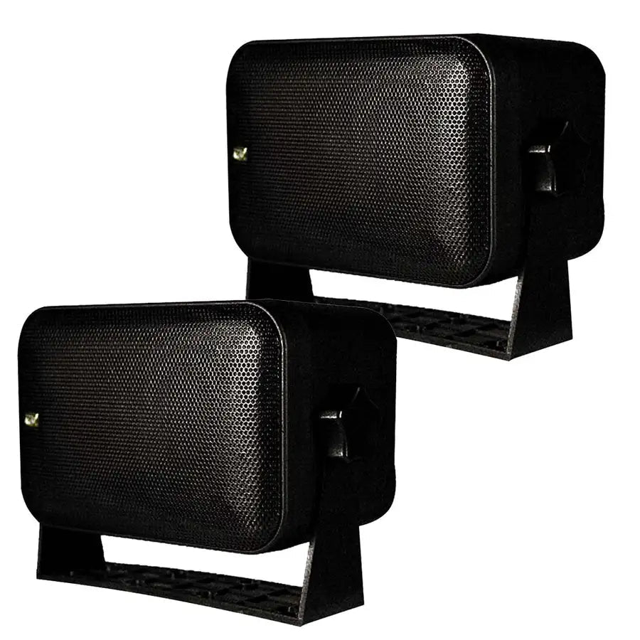 Poly-Planar Box Speakers - Pair - Black [MA9060B] Besafe1st™ | 