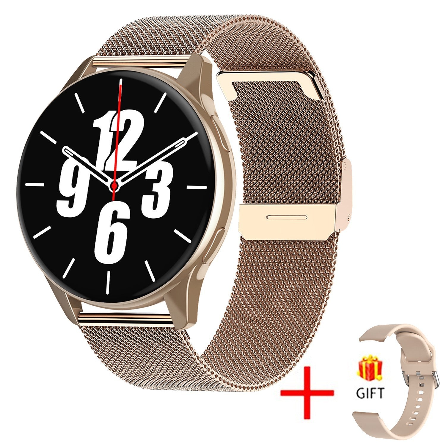 New Round Smart Watch Bluetooth CallingMen Women Fitness Bracelet - Premium 0  Shop now 