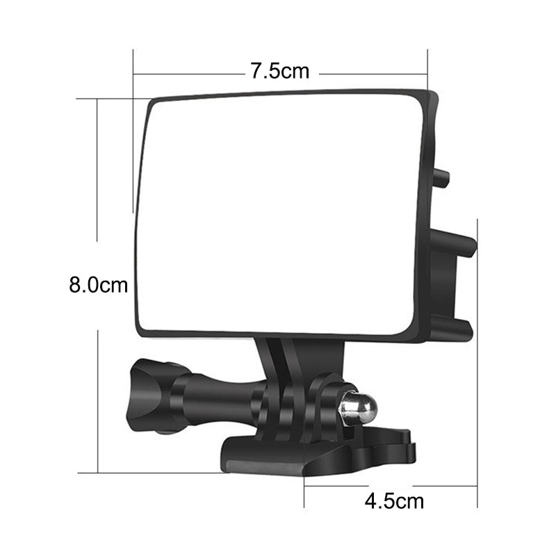 Selfie Vlog Mirror for Gopro Hero 9/8/7/6/5 with Tripod Cold Shoe - Premium Mounts & Holders  Shop now 