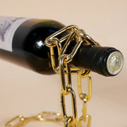 Magic Floating Wine Bottle Holder Unique Link Chain Rack for Airborne Bottle Display - Premium Wine Bottle Holder  Shop now 