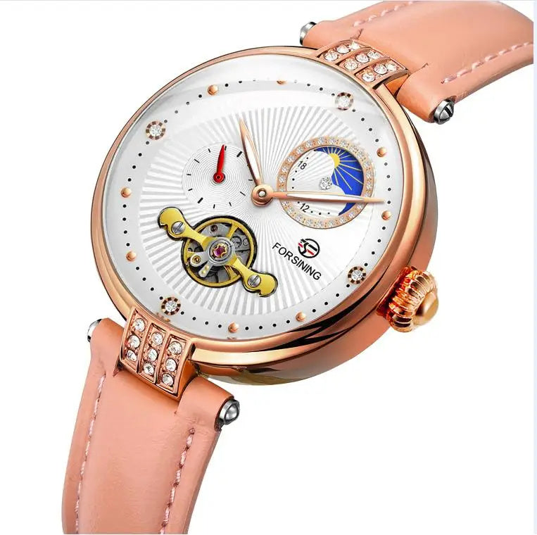 Women's Fashion Hollowed-out Mechanical Movement Watch - Premium 0  Shop now 