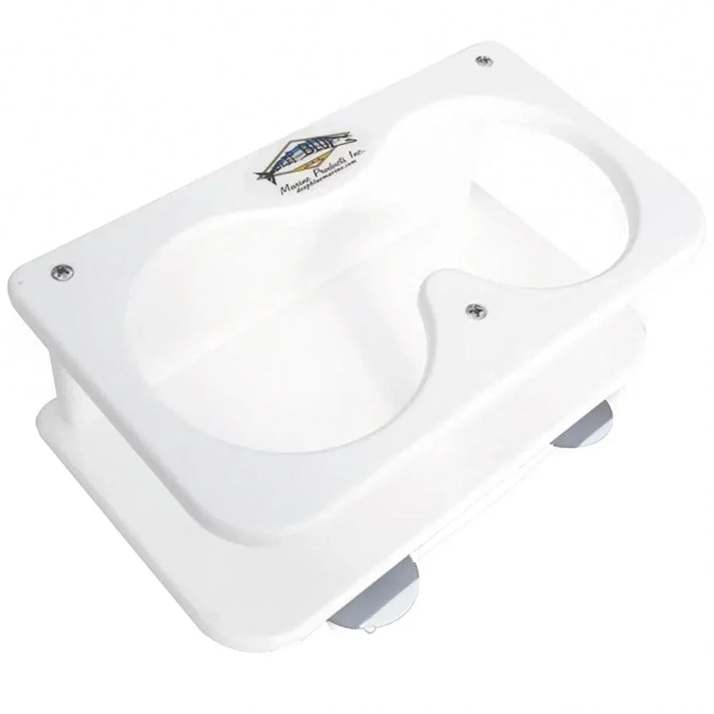 Deep Blue Marine Double Drink Holder w/Suction Cups [SMDH] Deep Blue Marine