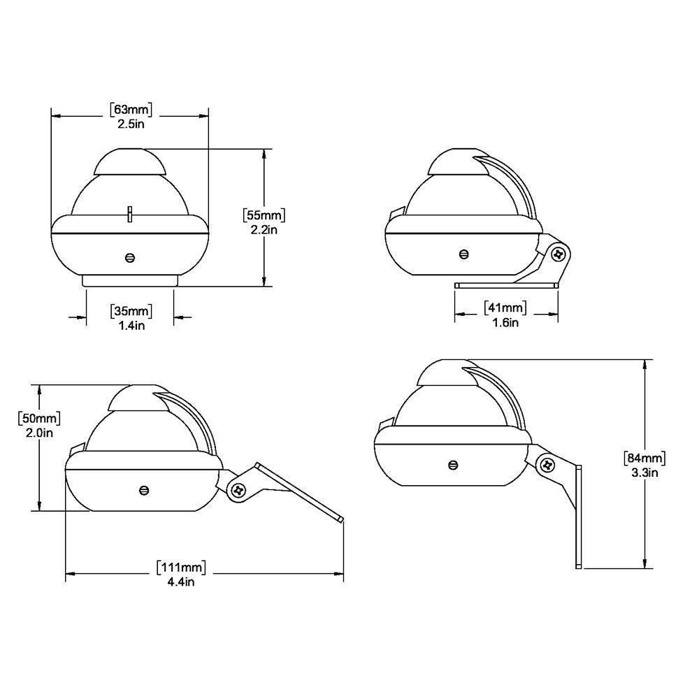 Ritchie X-10B-M RitchieSport Compass - Bracket Mount - Black [X-10B-M] - Besafe1st® 