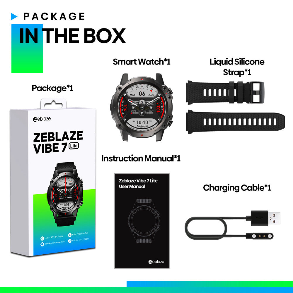 Zeblaze VIBE 7 Lite Bluetooth Calling Sports Watch - Premium 0  Shop now 