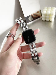 Leather Metal Denim Watch Classic Style Watch Strap Generation Watch Strap Niche - Premium 0  Shop now 