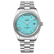 Stainless Steel Shell Automatic Mechanical Men's Sapphire Calendar Watch - Premium 0  Shop now 