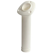 C.E. Smith Flush Mount 30 Degree Nylon Rod Holder - White [55120A] - Besafe1st® 