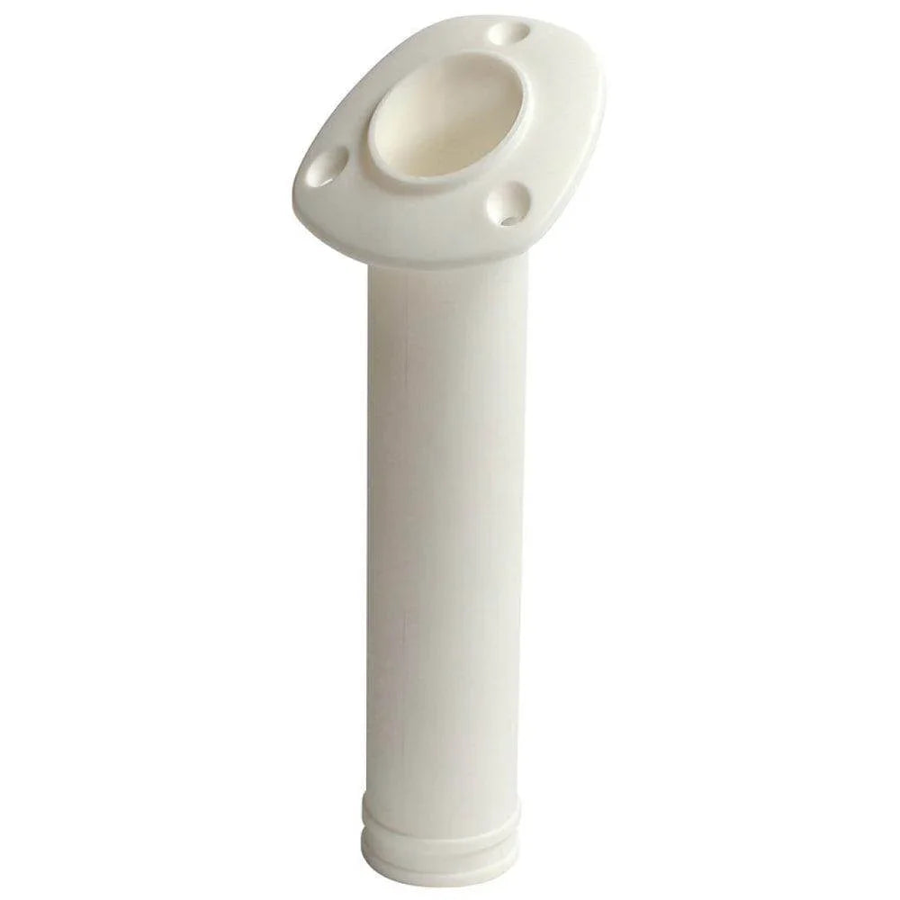 C.E. Smith Flush Mount 30 Degree Nylon Rod Holder - White [55120A] - Besafe1st
