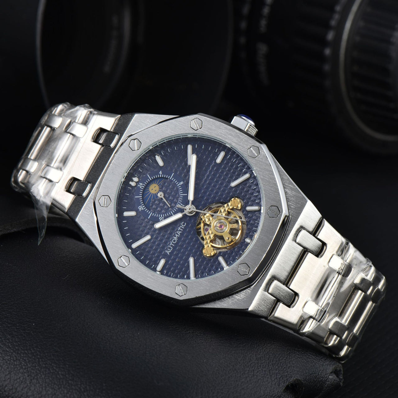 Men's Mechanical Automatic Multifunctional Tourbillon Watch - Premium 0  Shop now 