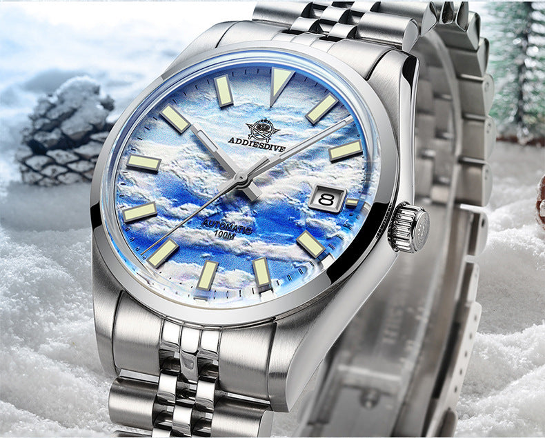 Automatic Mechanical Watch Luminous Men's Watch Waterproof - Premium 0  Shop now 