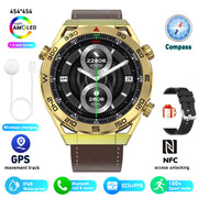 ECG PPG Bluetooth Calling Compass GPS Wireless Charger Smart Watch - Premium 0  Shop now 