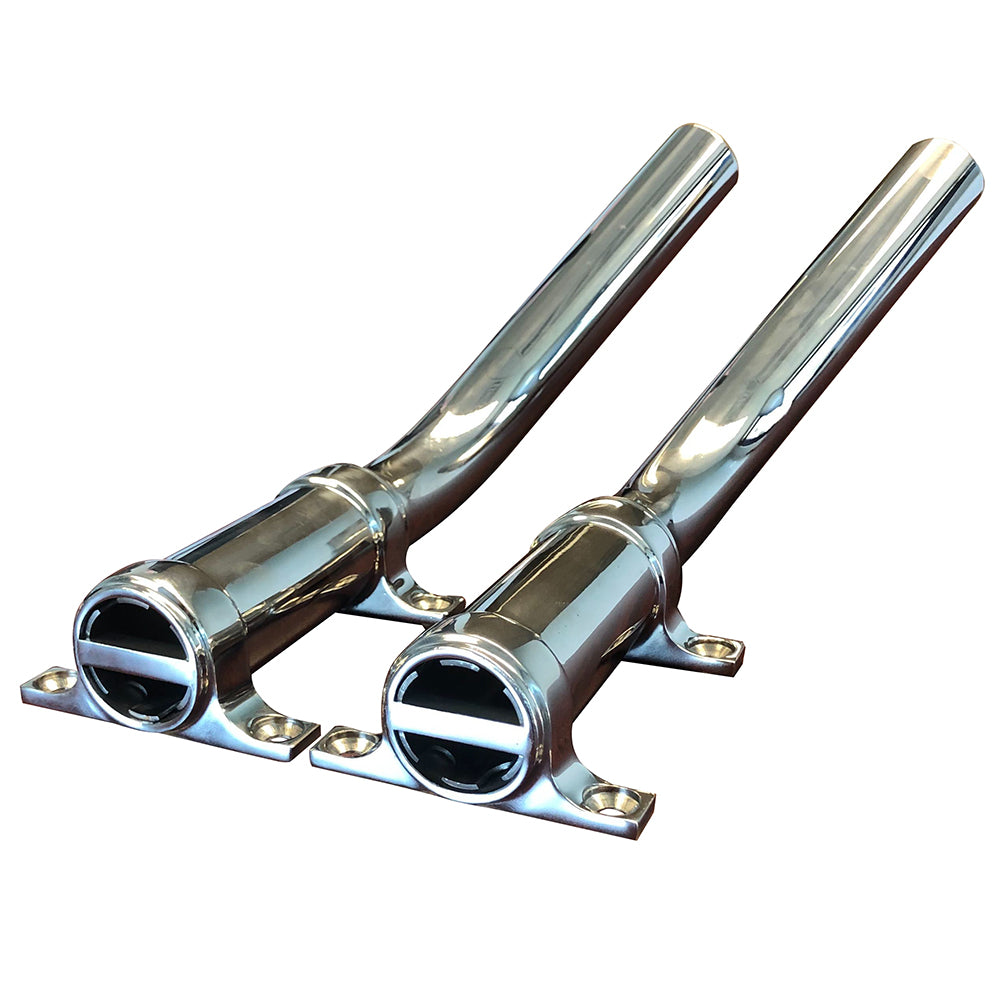 Tigress Side Mount Outrigger Holders - Fabricated 304 S.S. - 1-1/8" I.D.-Pair [88504] - Premium Outrigger Accessories Besafe1st®  Shop now 