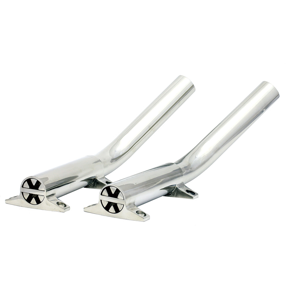 Tigress Side Mount Outrigger Holders - Cast 316 S.S. - 1-1/8" I.D.-Pair [88505] - Premium Outrigger Accessories Besafe1st®  Shop now 