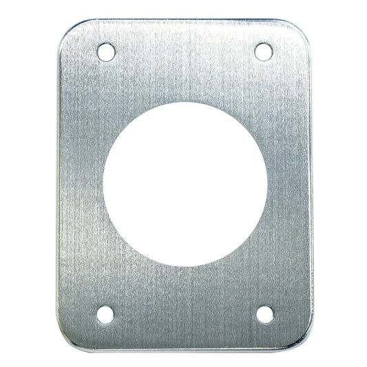Tigress T-Top Aluminum Backing Plates - 5" x 6-1/2" x 1/4" - Pair [88932] Tigress
