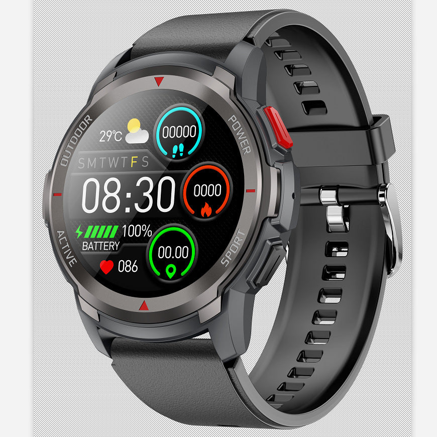 Heart Rate Blood Oxygen Monitoring Multi-sports Weather Bluetooth Calling Smart Watch - Premium 0  Shop now 