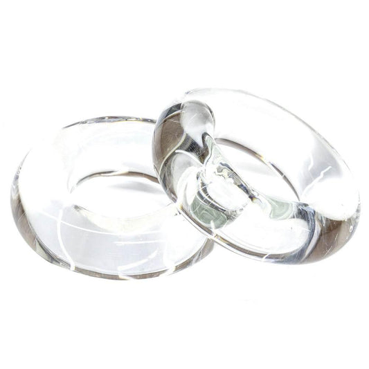 Tigress Glass Outrigger Rings - Pair [88650] Tigress
