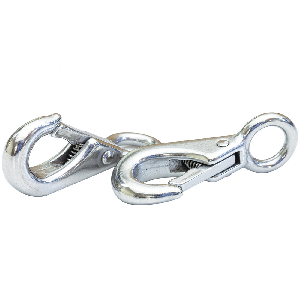 Tigress 316 Stainless Steel Snap Hooks - Pair [88664] - Premium Outrigger Accessories Besafe1st®  Shop now 