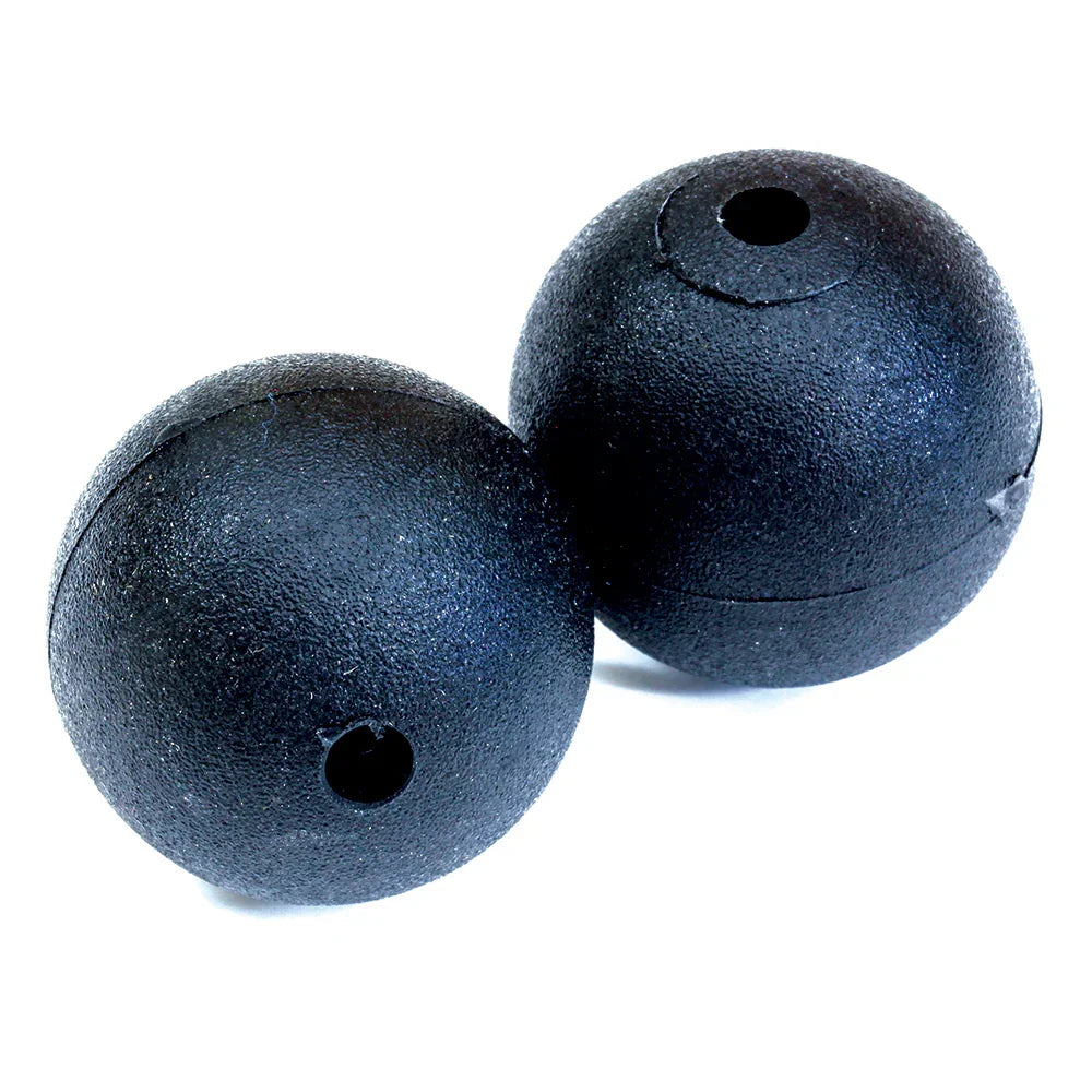 Tigress Black Plastic Outrigger Stops - 1-1/4" - Pair [88690] Tigress