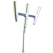 Tigress Triple Aluminum Kite Rod Holder - Bent Butt - Brushed [88156] - Premium Rod Holders Besafe1st®  Shop now 