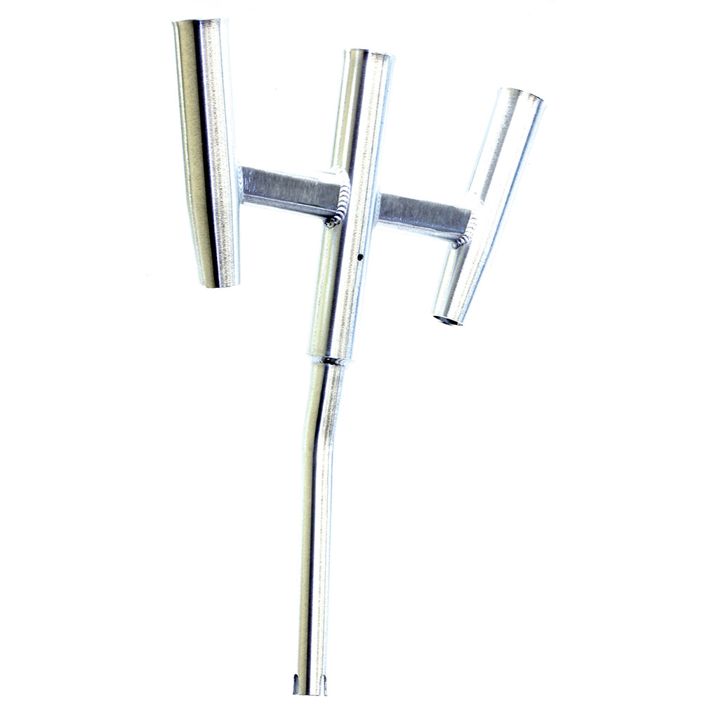 Tigress Triple Aluminum Kite Rod Holder - Bent Butt - Brushed [88156] - Premium Rod Holders Besafe1st®  Shop now 