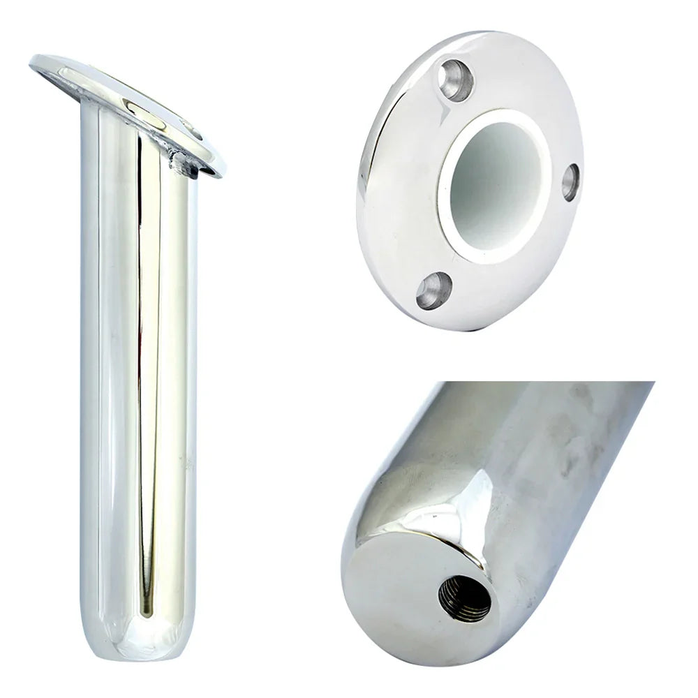 Tigress Round Head Closed Base Rod Holder - 30 Degree - 9" [77900] Tigress