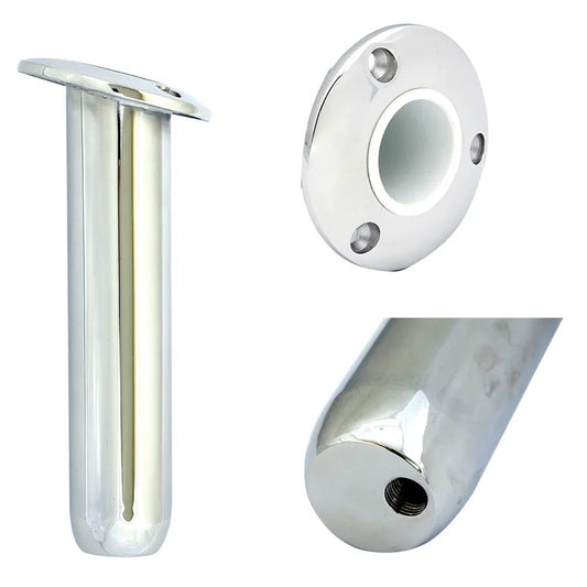 Tigress Round Head Closed Base Rod Holder - 15 Degree - 9" [77901] Tigress
