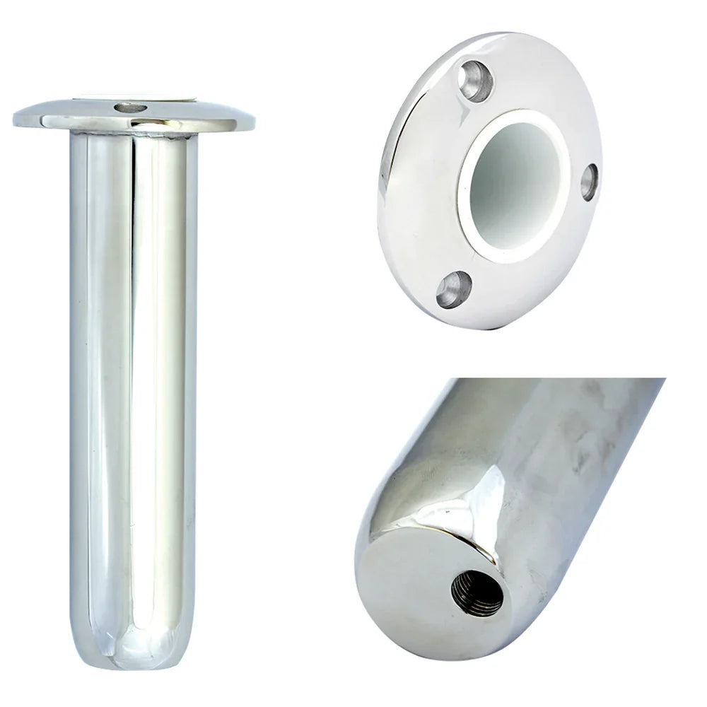 Tigress Round Head Closed Base Rod Holder - 0 Degree - 9" [77902] Tigress
