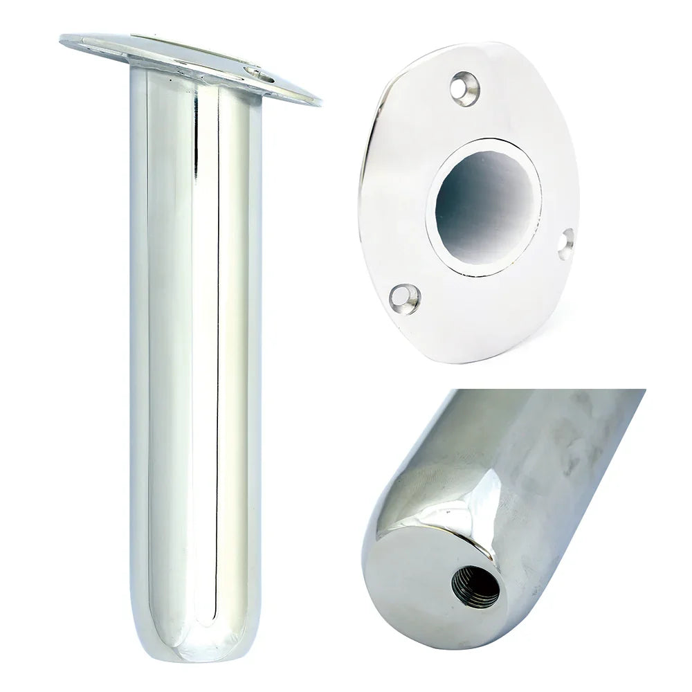 Tigress Oval Head Closed Base Rod Holder - 30 Degree - 9" [88535] Tigress