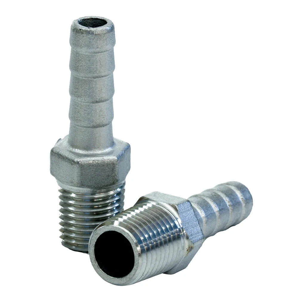 Tigress Stainless Steel Pipe to Hose Adapter - 1/4" IPS [77910] Tigress
