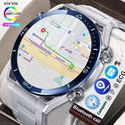 ECG PPG Bluetooth Calling Compass GPS Wireless Charger Smart Watch - Premium 0  Shop now 