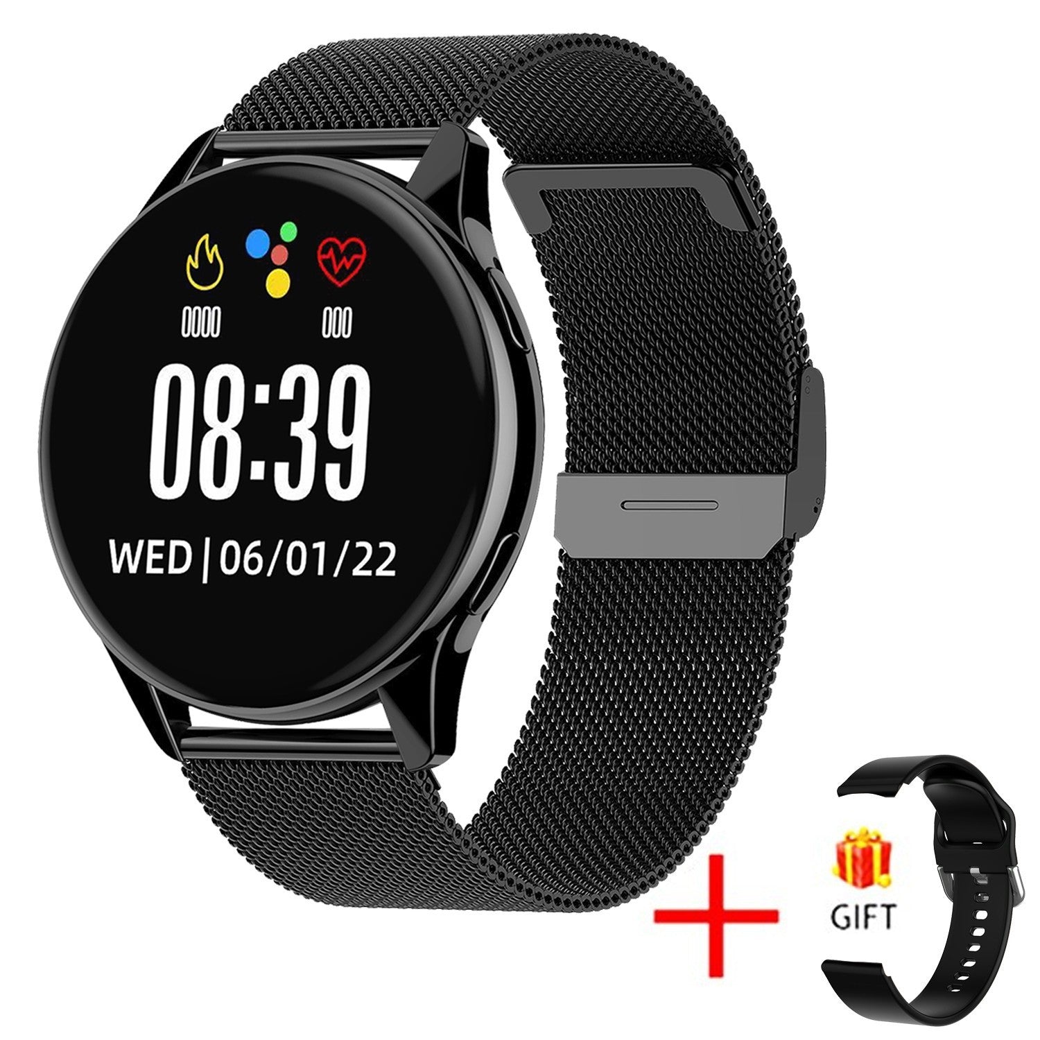 New Round Smart Watch Bluetooth CallingMen Women Fitness Bracelet - Premium 0  Shop now 