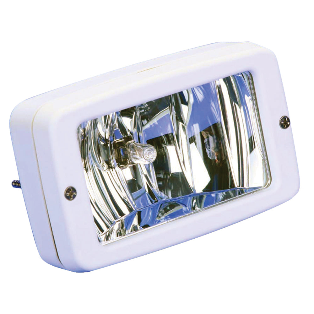 Marinco Flush Mount Halogen Deck Lamp - 12V - 55W - White [ML-005NWW] - Premium Flood/Spreader Lights  Shop now 