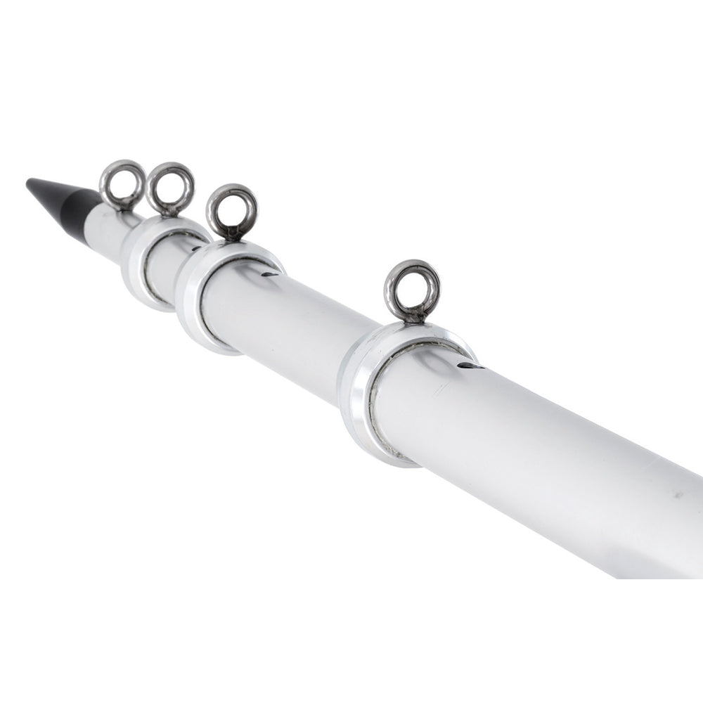 Tigress XD Telescoping Aluminum Outrigger Poles - 15 - 1-1/2" OD Silver [88924] - Besafe1st