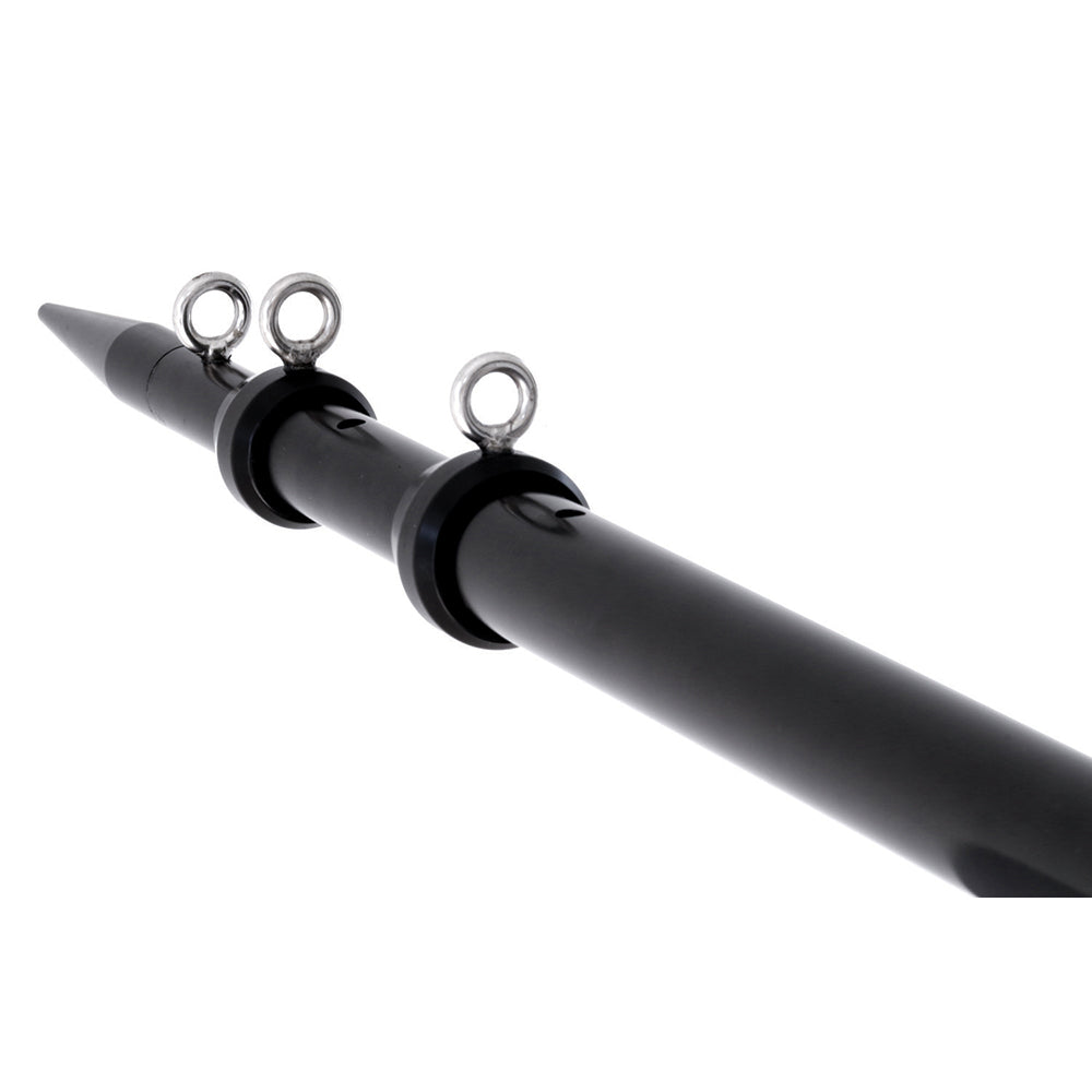 Tigress XD Telescoping Aluminum Center Rigger Pole - 8 - Black [88921-1] - Premium Outriggers Besafe1st®  Shop now 