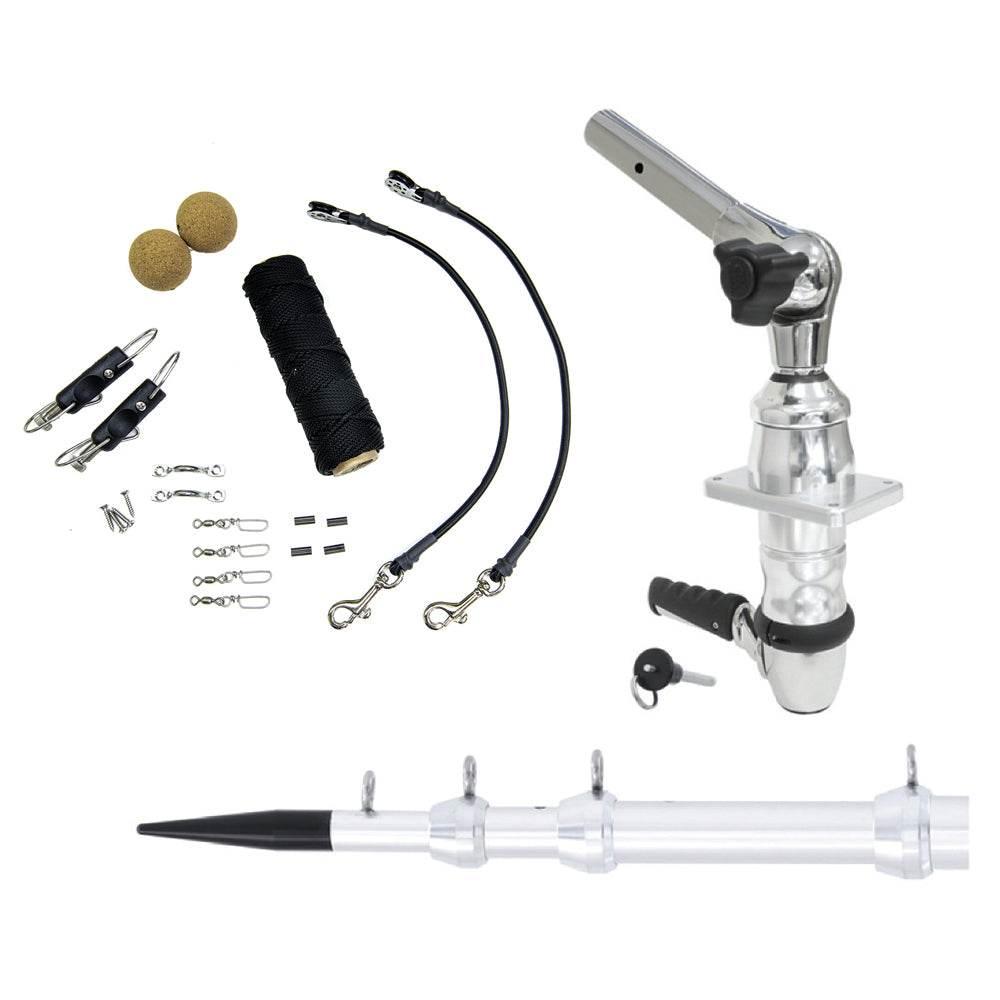 Tigress XD Top Mount System - 15 - Silver Outriggers Elite Rigging Kit [88824] Tigress